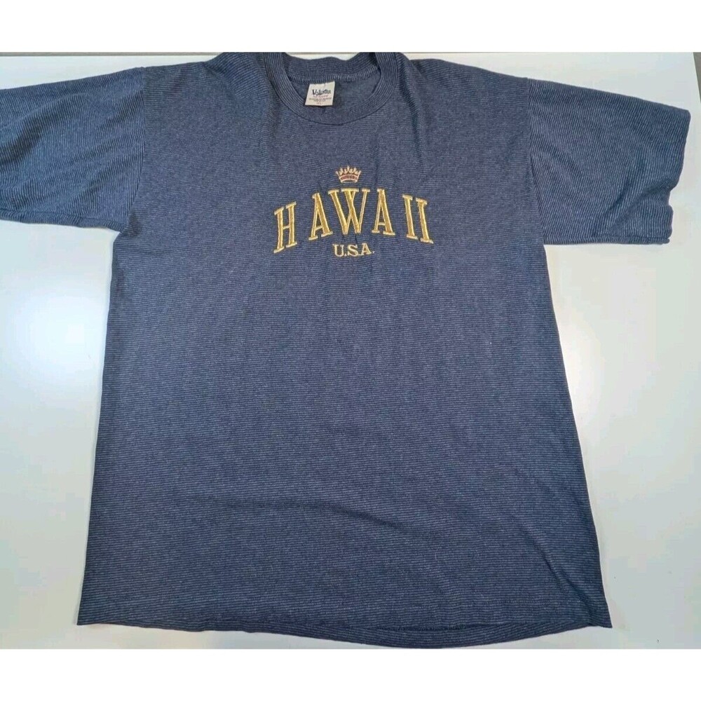 VTG Volunteer Knit Apparel Gold Thread Hawaii T-Shirt XL